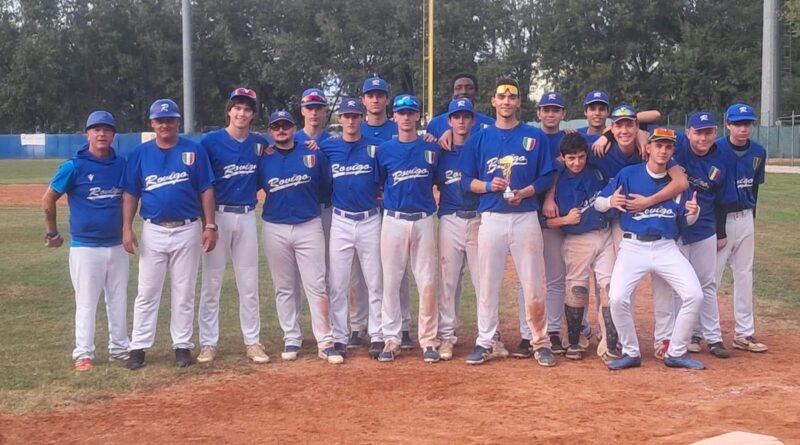 Doppietta rossoblù nelle finali di Coppa Veneto baseball: trionfo per l’Under 14 e l’Under 18